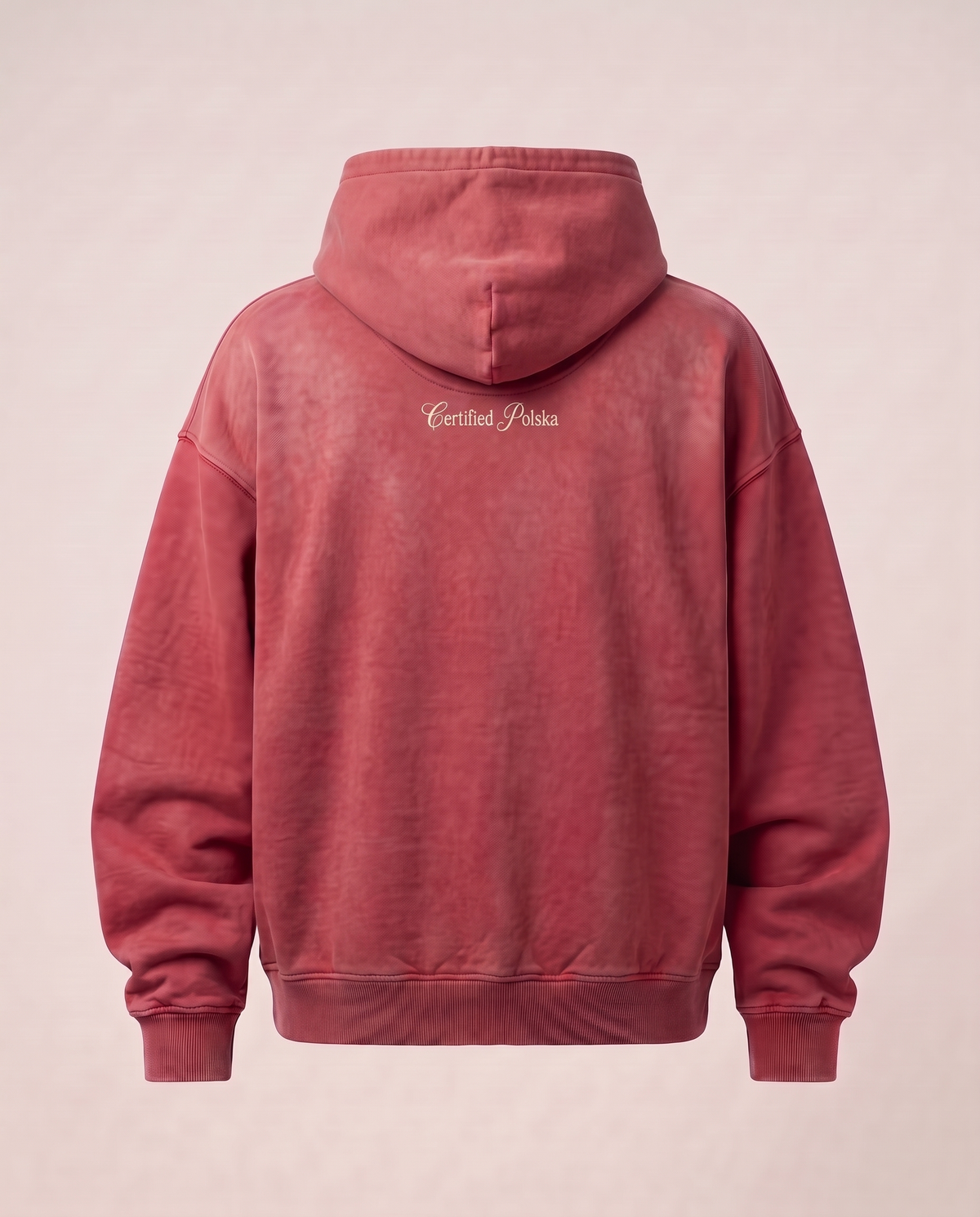 Bluza Hoodie - washed red